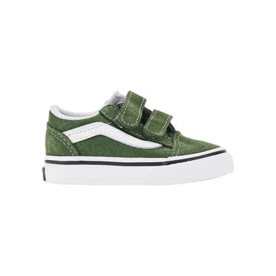 Vans 'old Skool V' Sneakers - Kids In Animal Print