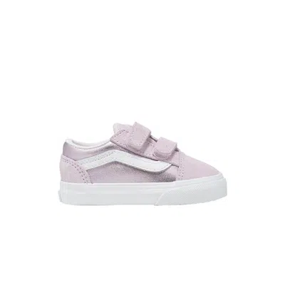 Pre-owned Vans Old Skool V Toddler 'metallic Lavender' | Purple | Infant Size 9