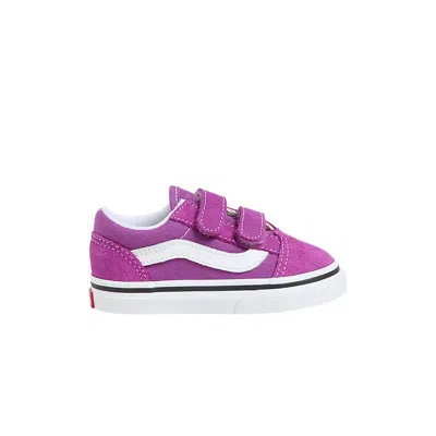 Pre-owned Vans Old Skool V Toddler 'willowherb Purple' | Infant Size 2.5