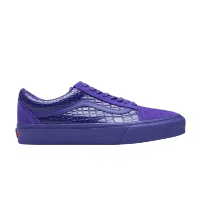 Pre-owned Vans Old Skool Vlt Lx 'croc Skin - Deep Blue'