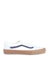 Vans Old Skool Vr3 Man Sneakers White Size 8.5 Soft Leather, Textile Fibers In White