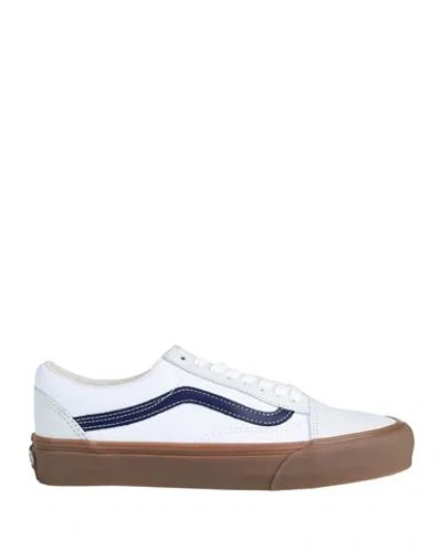 Vans Old Skool Vr3 Woman Sneakers White Size 8 Soft Leather, Textile Fibers