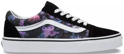 Pre-owned Vans Old Skool Warped Floral (women's) Sneakers In Black/true White In Multi