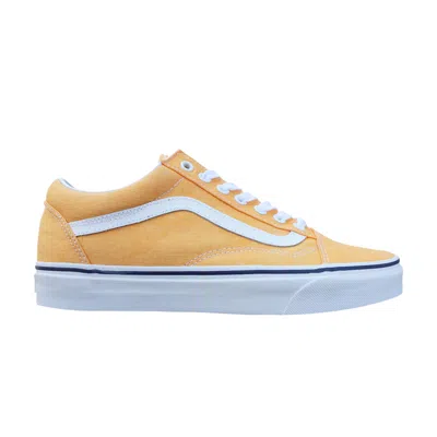 Pre-owned Vans Old Skool 'washed Canvas - Citrus' In Yellow