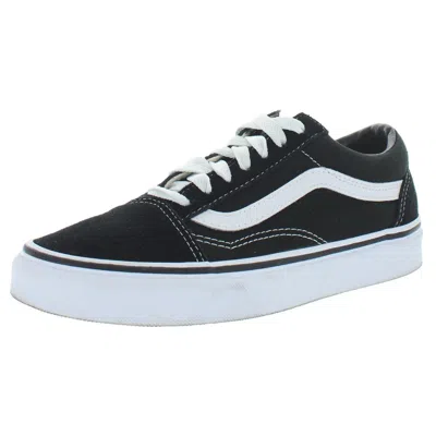 Vans Old Skool Womens Canvas Low Top Skate Shoes In Multi