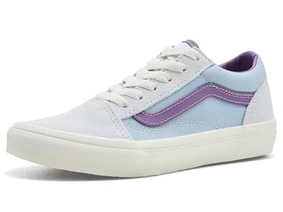 Vans Old Skooltm (little Kid) Kids Shoes Pop Sidestripe Soft Slate Blue: 12 Little Kid M, Canvas/suede