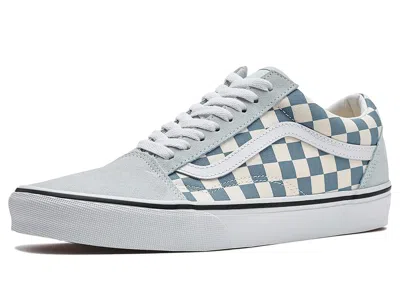 Vans Old Skooltm Skate Shoes Checkerboard Dawn Mist : In White