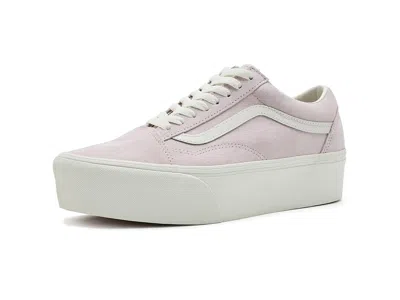Vans Old Skooltm Stackform Athletic Shoes Pig Suede Pale Petal Pink: Men's 4.5 - Women's 6 Medium In Multi