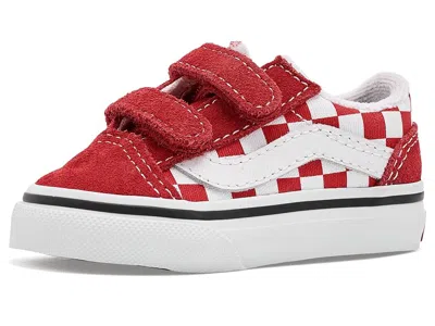 Vans Old Skooltm V (infant/toddler) Kid's Shoes Racing Red: 5.5 Toddler M In Multi