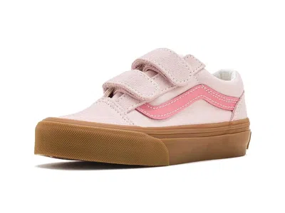 Vans Old Skooltm V (little Kid) Kids Shoes Gum Pale Petal Pink: 1 Little Kid M
