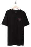 Vans On The Range Logo Graphic T-shirt In Black