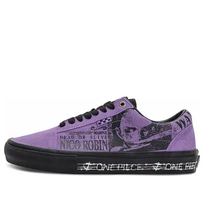 Vans One Piece X Skate Old Skool 'nico Robin' In Purple