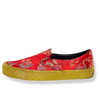 Vans Opening Ceremony X Og Classic Slip-on 'good Luck' In Red