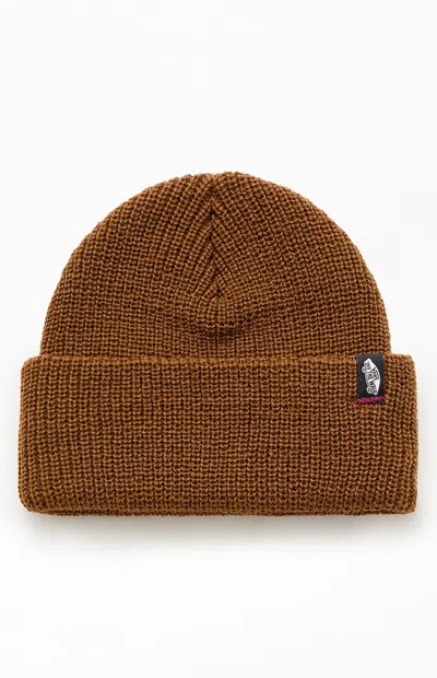 Vans Original Shallow Cuff Beanie In Tortoise/maple In Brown