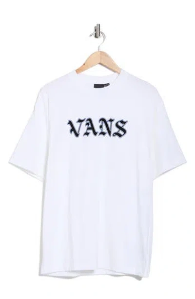 Vans Original Standards Ye Old Logo Graphic T-shirt In White