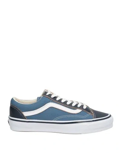 Vans Otw By  Man Sneakers Slate Blue Size 9 Leather, Textile Fibers In Multi