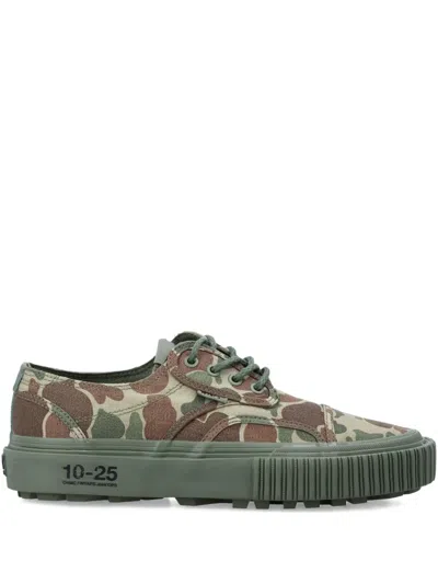 Vans Otw By  X Wtaps X Oamc Seylynn Camouflage Platform Sneakers In Green