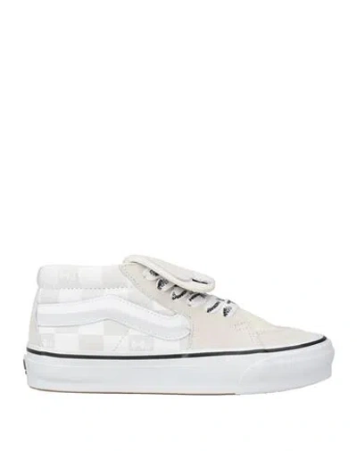 Vans Otw Collection Homme Girl Woman Sneakers Light Grey Size 7.5 Textile Fibers, Leather In Gray