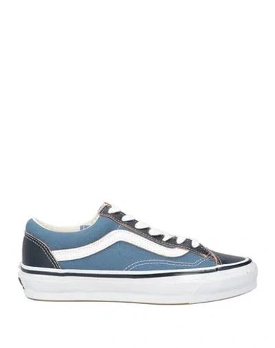 Vans Otw Collection Woman Sneakers Blue Size 7.5 Leather, Textile Fibers