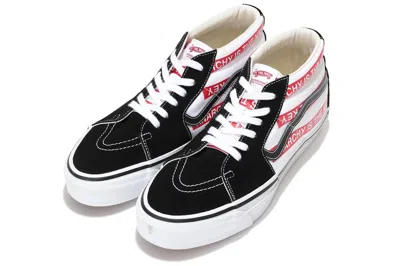Pre-owned Vans Otw Sk8-mid 83 Premium Undercover Anarchy Is The Key Red In Black/russet Maroon