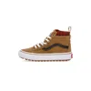 Vans Outdoor Shoe Child Sk8-hi Mte-1 Plaid Brown/black In Brown
