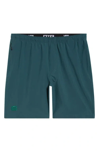 Vans Outline Hybrid Water Repellent Shorts In Blue