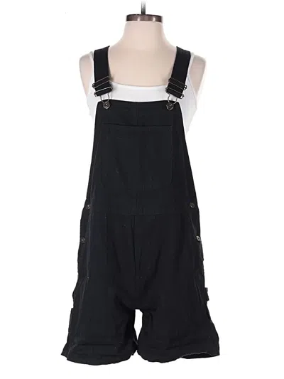 Pre-owned Vans Overall Shorts In Black
