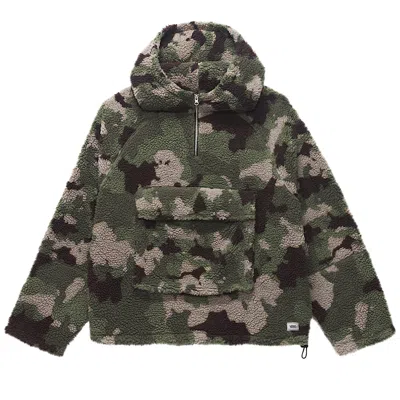 Pre-owned Vans Oversized Sherpa Hoodie 'classic Camo' | Multi-color | Men's Size M