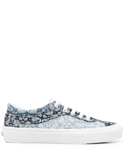 Vans Paisley-print Low-top Sneakers In Blue