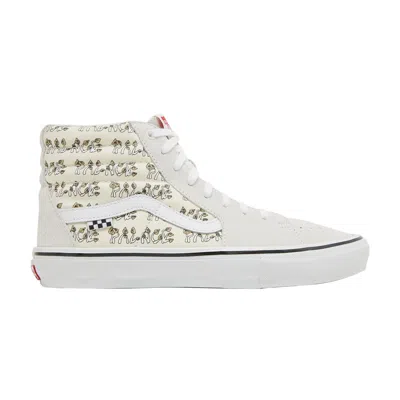 Pre-owned Vans Palace X Sk8-hi 'mushrooms - Marshmallow' In White