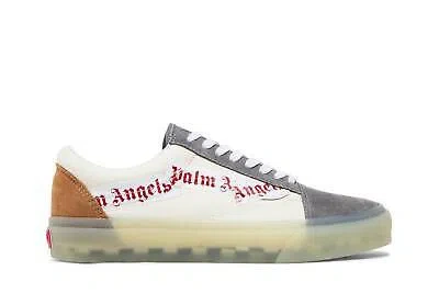 Pre-owned Vans Palm Angels X Old Skool Vlt Lx 'pewter' Vn0a4bvf78m Men's Shoes In Purple