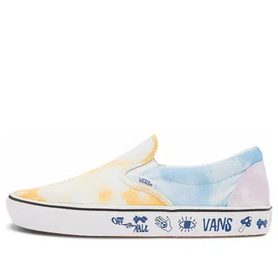 Vans Pastel Tie Dye Comfycush Slip-on 'white Blue'