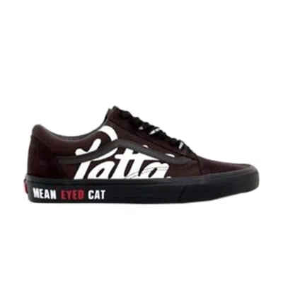 Pre-owned Vans Patta X Old Skool 'mean Eyed Cat' In Black