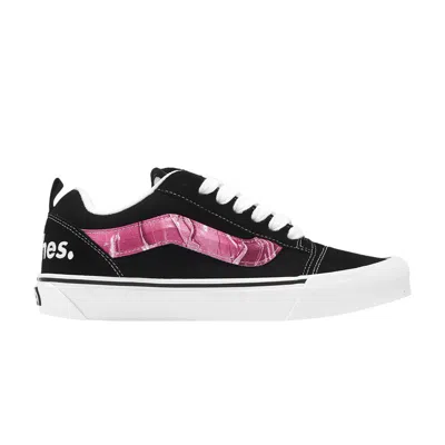 Pre-owned Vans Peaches X Knu-skool 'black Pink'