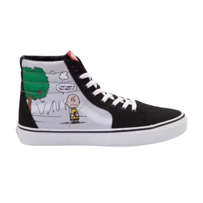 Pre-owned Vans Peanuts X Sk8 Hi 'charlie Kite' | White | Men's Size 5.5