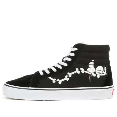 Vans Peanuts X Sk8-hi Reissue 'snoopy Bones' In Black
