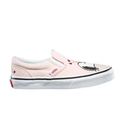 Pre-owned Vans Peanuts X  Classic Slip-on Kids 'smack' | Tan | Kid's Size 11