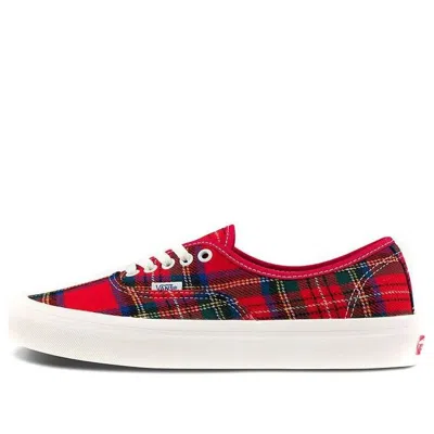 Vans Pendleton X Authentic 44 Dx 'anaheim Factory - Tartan' In Red