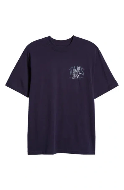 Vans Pickle Champ Graphic T-shirt In Blue