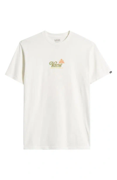 Vans Pineapple Skull Cotton Graphic T-shirt In White