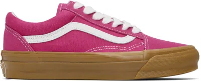 VANS PINK PREMIUM OLD SKOOL GUM SNEAKERS