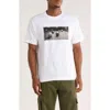 Vans Pool Table Cotton Graphic T-shirt In White