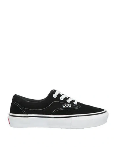 Vans Pop Cush Man Sneakers Black Size 8.5 Leather, Textile Fibers