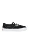 Vans Pop Cush Woman Sneakers Black Size 6.5 Leather, Textile Fibers