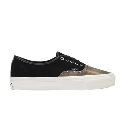 Pre-owned Vans Premium Authentic 44 'prep Plaid Pack - Olive Green' In Black
