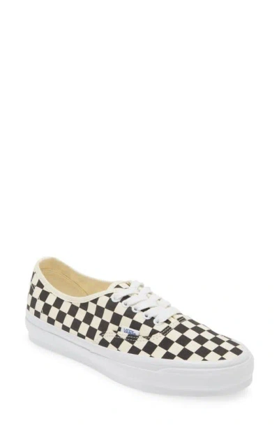 Vans Premium Authentic Reissue 44 Sneaker In Checkerboard Black/ Off White