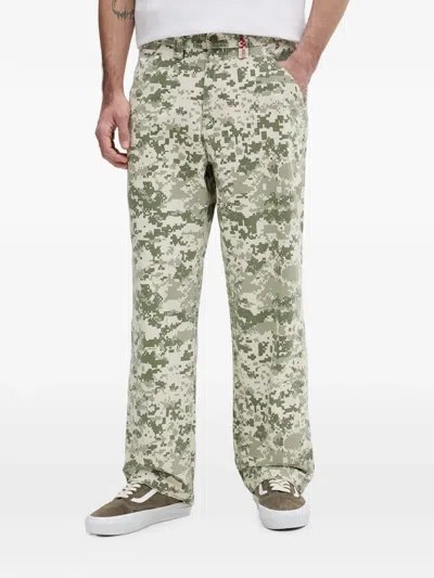 Vans Premium Chore Canvas Pants In Green