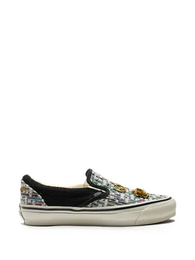 Vans Premium Classic Charm-embellished Sneakers In Black