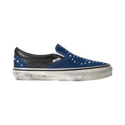 Pre-owned Vans Premium Classic Slip-on 'pearlized Pack - Blackout' | Men's Size 10