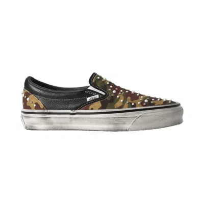 Pre-owned Vans Premium Classic Slip-on 'pearlized Pack - Camo Black' | Men's Size 12
